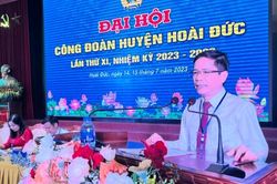 Ông Đỗ Khắc Dần tái đắc cử Chủ tịch Liên đoàn Lao động huyện Hoài Đức