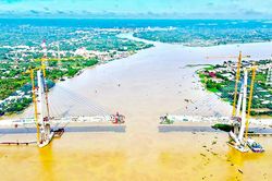 Cầu Mỹ Thuận 2 dần thành hình