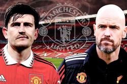Ten Hag tước băng đội trưởng MU của Harry Maguire