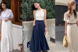 10 set chân váy theo phong cách tối giản