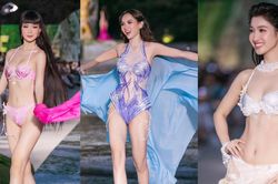 'Soi' bộ ba bikini độc lạ của Bảo Ngọc, Phương Nhi, Mai Phương tại Miss World Vietnam 2023