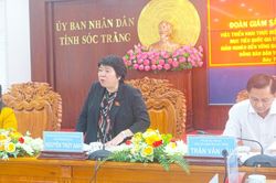 Đoàn công tác Quốc hội giám sát các chương trình mục tiêu quốc gia tại Sóc Trăng