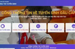 TPHCM hướng dẫn tra cứu kết quả tuyển sinh đầu cấp năm học mới