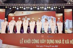 Khởi công xây dựng hơn 1.000 căn nhà ở xã hội tại tỉnh Thừa Thiên Huế