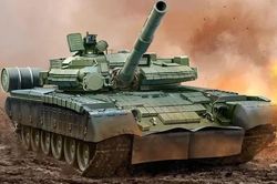 Cận cảnh xe tăng T-80BV Nga càn quét cứ điểm của quân đội Ukraine