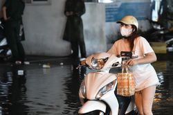 Hà Nội khuyến cáo người dân hạn chế ra đường trong thời gian bão Talim đổ bộ