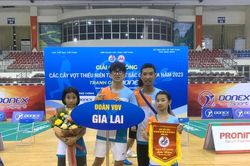 Gia Lai có 3 tay vợt so tài ở Giải Cầu lông thiếu niên trẻ xuất sắc quốc gia