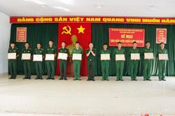 Bộ Chỉ huy Bộ đội Biên phòng tỉnh: Bế mạc huấn luyện chiến sĩ mới năm 2023