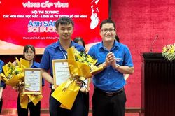 Thí sinh Nguyễn Hoàng Phúc Lâm đạt giải Nhất hội thi Olympic các môn khoa học Mác - Lênin và tư tưởng Hồ Chí Minh