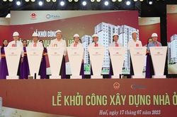 Khởi công hơn 1.000 căn nhà ở xã hội tại tỉnh Thừa Thiên Huế