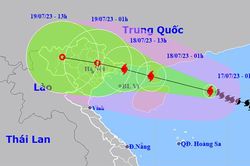 Bão số 1 giật cấp 15, hướng về Quảng Ninh-Hải Phòng