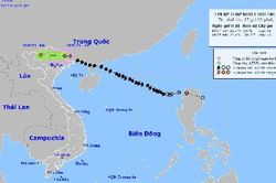 Bão số 1 suy yếu thành áp thấp nhiệt đới
