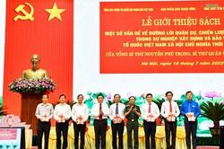 Ra mắt sách của Tổng Bí thư Nguyễn Phú Trọng về đường lối quân sự, chiến lược quốc phòng