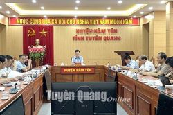Hàm Yên phấn đấu năm 2023 hoàn thành giải ngân vốn đầu tư công