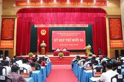 Vĩnh Phúc: Khai mạc Kỳ họp thứ 13, HĐND thành phố Vĩnh Yên khóa XXI, nhiệm kỳ 2021 - 2026