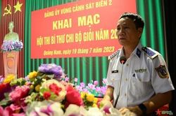Đảng ủy Vùng Cảnh sát biển 2 khai mạc Hội thi Bí thư chi bộ giỏi năm 2023