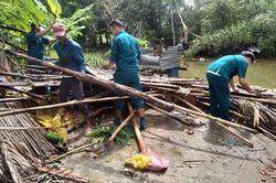 Kiên Giang: Gần 600 cán bộ, chiến sĩ hỗ trợ nhân dân khắc phục hậu quả thiên tai