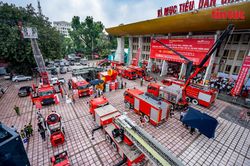 Trải nghiệm ấn tượng tại triển lãm quốc tế phòng cháy, chữa cháy