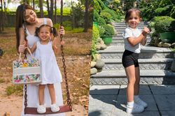 Con gái lai Tây thừa hưởng đôi chân chuẩn siêu mẫu từ Hồ Ngọc Hà