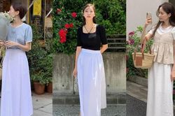 Không phải chân váy đen, chân váy trắng mới là xu hướng hè năm nay