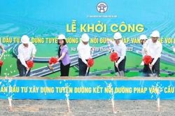 Hà Nội khởi công đường 3.200 tỷ nối Vành đai 3 với Pháp Vân - Cầu Giẽ