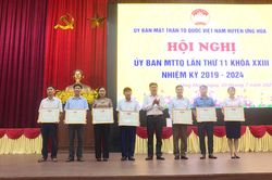Ứng Hòa: Vận động hơn 900 triệu đồng ủng hộ Quỹ 'Vì biển, đảo Việt Nam'