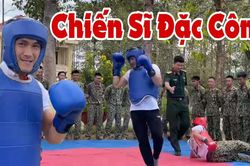 Nguyễn Trần Duy Nhất lĩnh giáo võ đặc công trong trận đấu đặc biệt, khiến mọi người phải vỗ tay vì hành động đẹp của mình