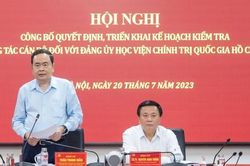 Ông Trần Thanh Mẫn làm Trưởng đoàn kiểm tra số 888 của Bộ Chính trị về công tác cán bộ