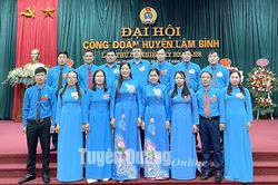 Lâm Bình tổ chức Đại hội Công đoàn lần thứ III
