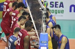 ĐT bóng chuyền Việt Nam thua trắng Thái Lan ở trận mở màn SEA V.League