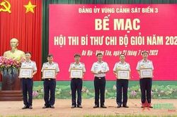Vùng Cảnh sát biển 3 trao giải Hội thi Bí thư chi bộ giỏi năm 2023