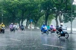 Thời tiết hôm nay, Bắc Bộ mưa giảm, Nam Bộ chiều tối mưa dông