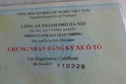 Nên số hóa chứng nhận đăng ký xe cơ giới đường bộ