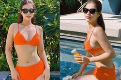 Từng bị chê bai về ngoại hình, Hoa hậu Thiên Ân tự tin diện bikini khoe eo thon