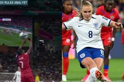 Cầu thủ nữ Haiti hồn nhiên chơi 'bóng chuyền', sao Bayern Munich giúp tuyển nữ Anh giành chiến thắng