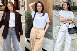 Diện áo thun thanh lịch như MC Khánh Vy