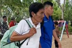 Xót xa hình ảnh nghệ sĩ Thương Tín chân rệu rã, di chuyển khó khăn