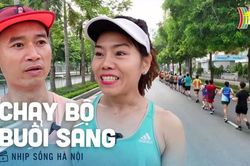 Chạy bộ buổi sáng | Nhịp sống Hà Nội | 23/07/2023