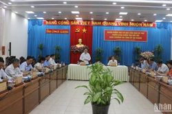 Đoàn của Ban Bí thư triển khai kiểm tra Ban Thường vụ Tỉnh ủy An Giang
