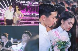3 người đẹp thi Hoa hậu có bạn trai công khai cổ vũ trong đêm chung kết