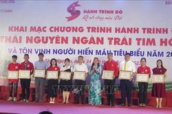 Thái Nguyên tôn vinh 50 tấm gương tiêu biểu hiến máu tình nguyện
