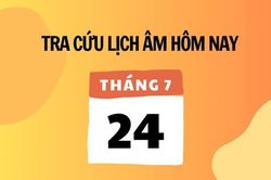 Xem lịch âm hôm nay 24/7 và ngày mai