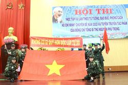 Sôi nổi hội thi học tập và làm theo Bác tại huyện Châu Phú