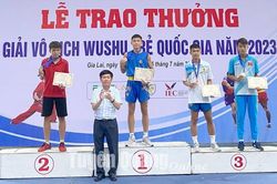 Tuyên Quang giành 2 Huy chương Vàng tại Giải vô địch Wushu trẻ quốc gia