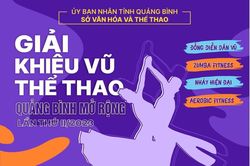 Cuộc thi Khiêu vũ thể thao Quảng Bình năm 2023: thu hút sự quan tâm của hàng trăm VĐV khiêu vũ trên toàn quốc