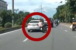Công an Hà Nội truy tìm tài xế ô tô chèn ngã người đi xe máy rồi bỏ chạy