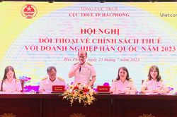 Hải Phòng đối thoại với các doanh nghiệp Hàn Quốc về chính sách thuế