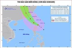 Bão Doksuri có khả năng mạnh thêm