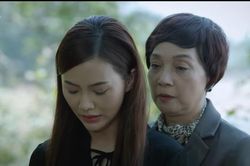 'Nơi giấc mơ tìm về' tập 42: Mai Anh tạ lỗi trước mộ bố mẹ Gia An