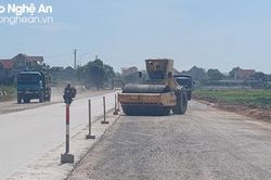 Diễn Châu nỗ lực giải phóng mặt bằng Dự án cải tạo, nâng cấp Quốc lộ 7